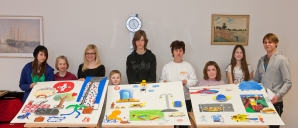 ASB Jugend gestaltet Wandbild zum Hundertjährigen