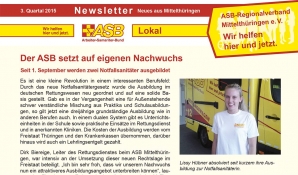 Newsletter Ausagbe 37